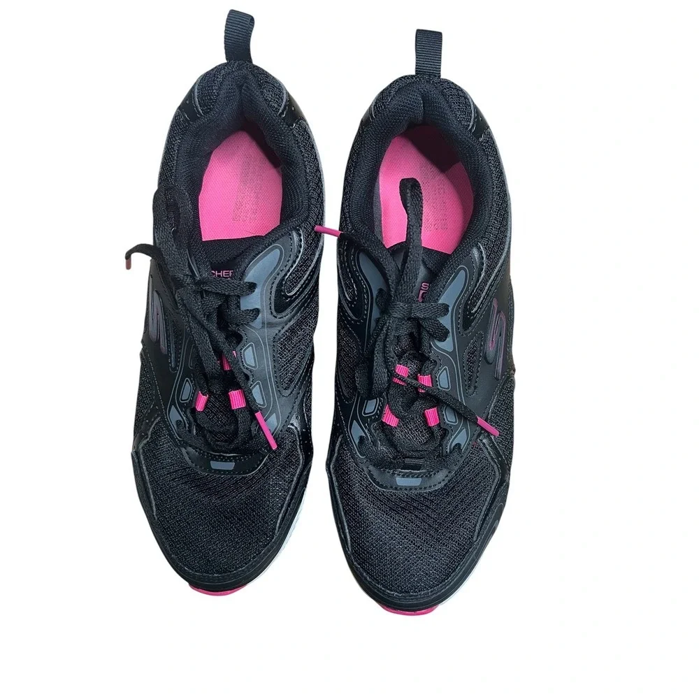 Skechers GOrun Consistent Women's Running Shoes - Black/Pink -   Size 8.5